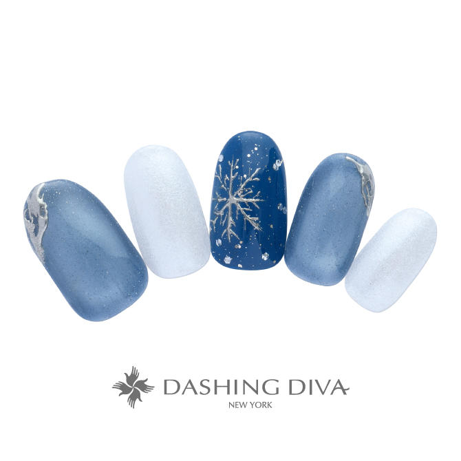 マグネットの奥行き感とシルバーミラーで雪の結晶をトッピング (K12-ST11)