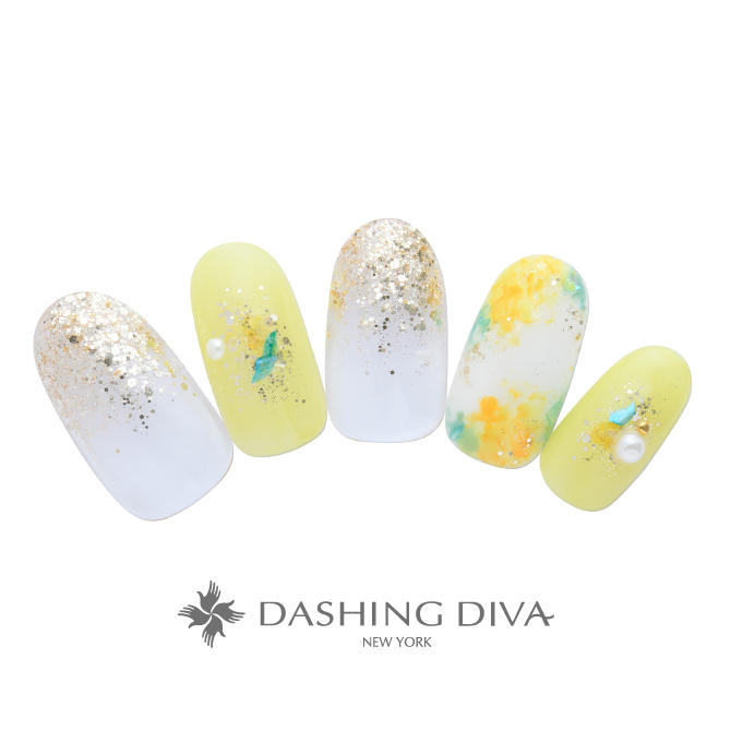 春風に揺れて咲く、ミモザの祝福と金砂のほのかな気配を （L02-CP1-ST11）