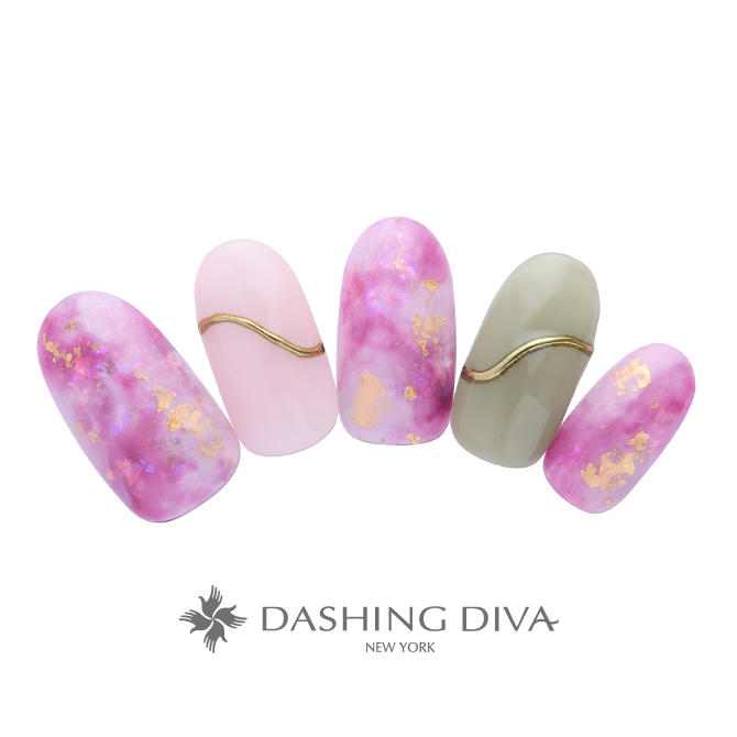 溶け合うタイダイに、光を描くミラーラインのアクセント （L02-CP1-ST13）