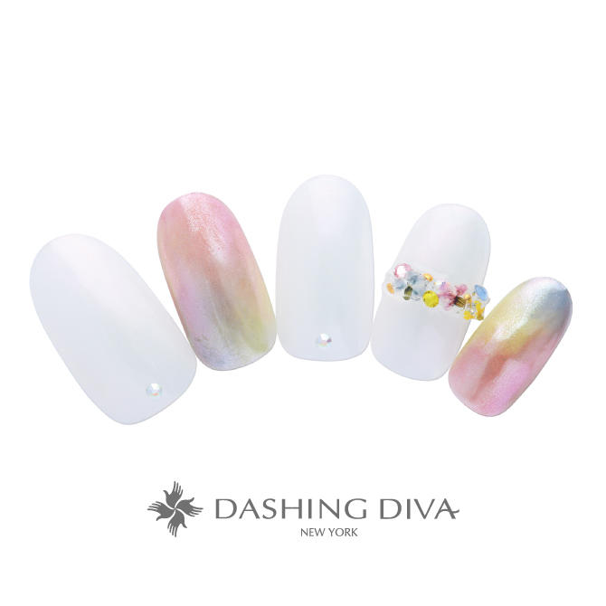 指先を傾けるたび表情が変わる春色ミラーアート（L03-ST13）