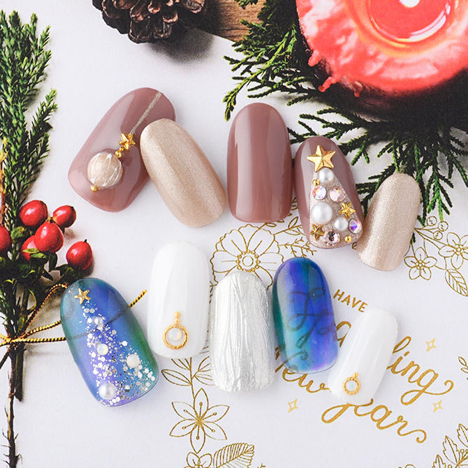 クリスマスネイルコレクション