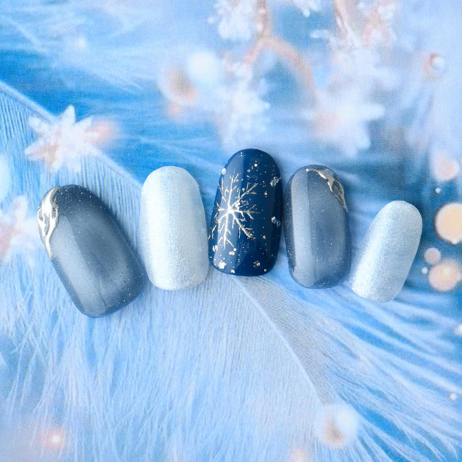 冬ネイル